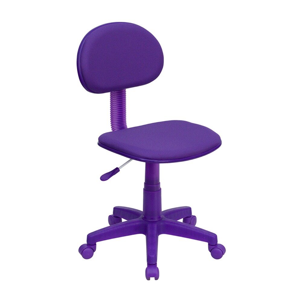 Purple upholstered office 2025 chair